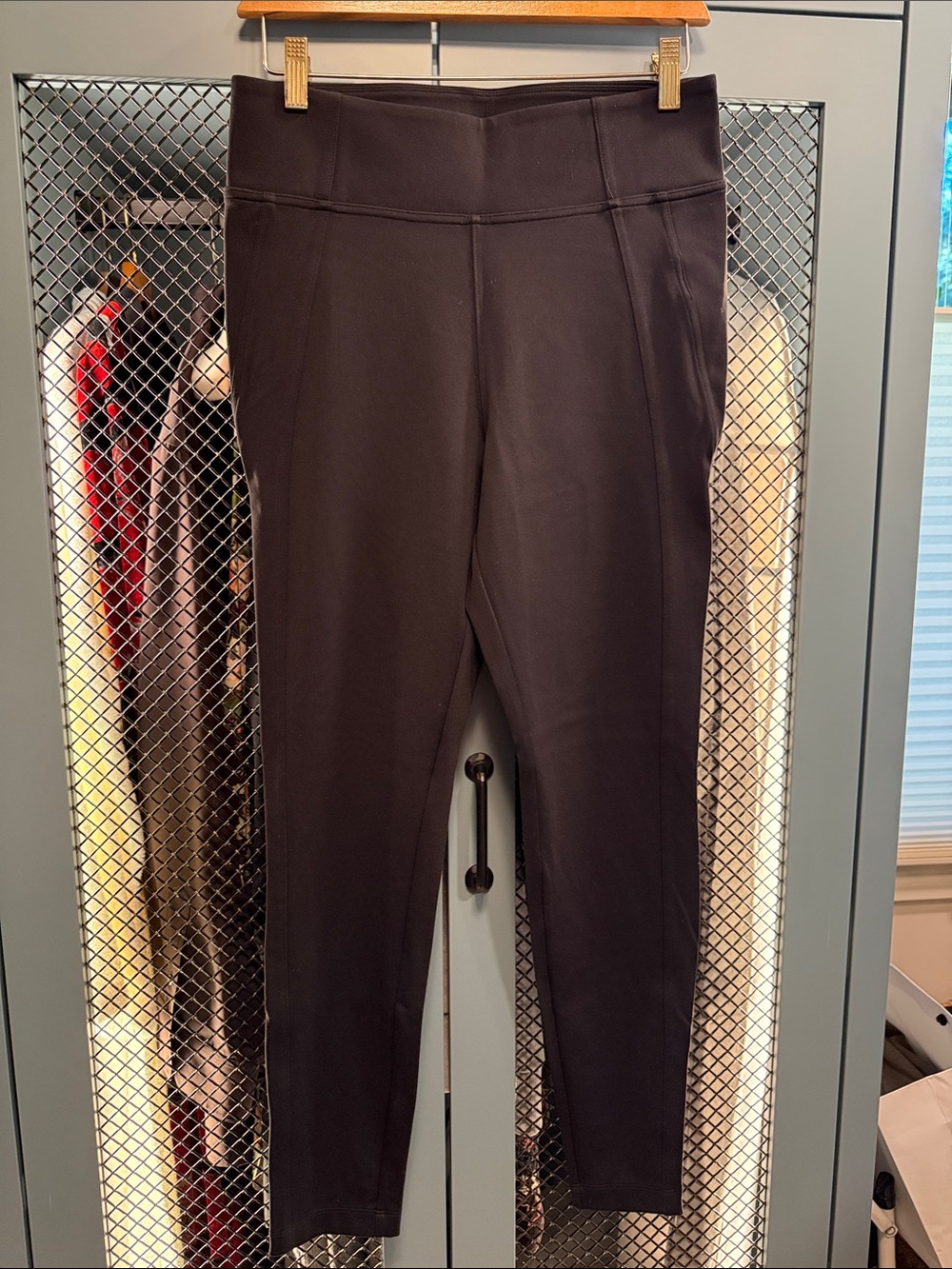 Athleta Black High-Waist Ponte Leggings